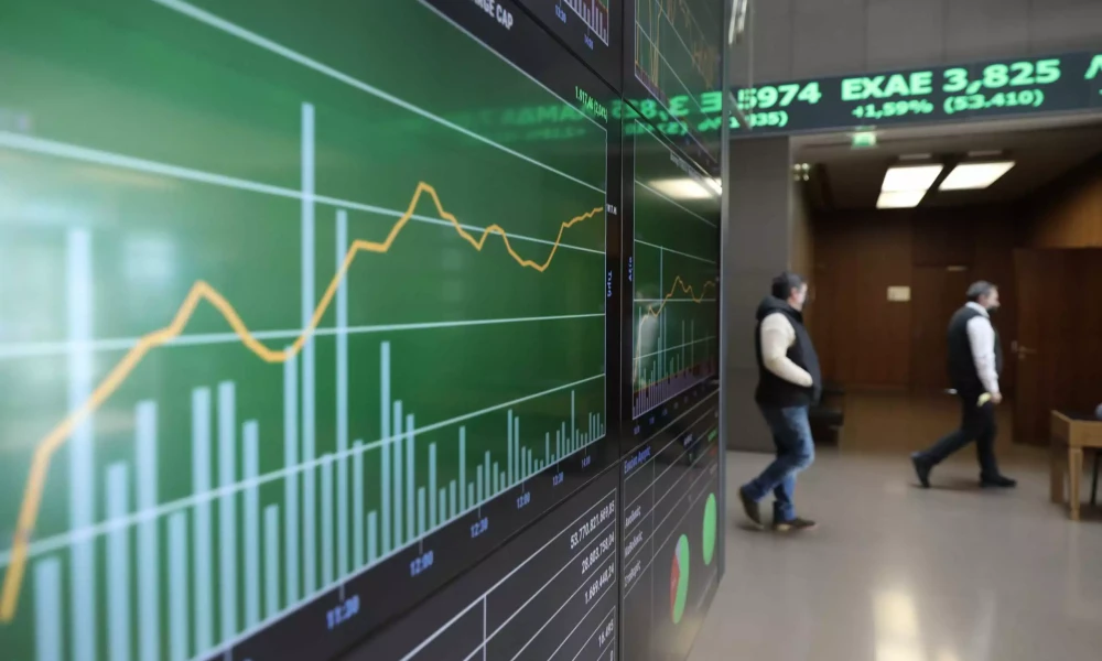 Χρηματιστήριο Αθηνών: Σημείωσε ξανά ανοδική πορεία- Τετραήμερο άλμα 4,65%